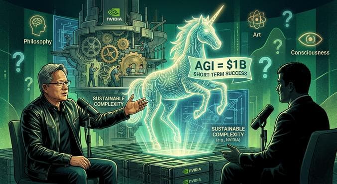 黃仁勳的「AGI宣言」:一場關於智慧定義的哲學辯論與科技行銷